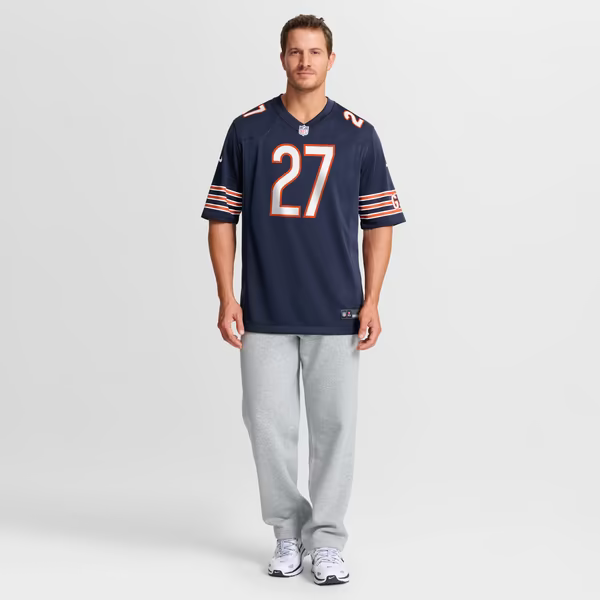 Anthony Johnson Chicago Bears Official-Nike Team Game Jersey - Navy