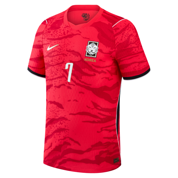 Official-nike Son Heung-Min South Korea National Team 2026 Home Match Authentic Jersey Red