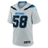 Penei Sewell Detroit Lions Official-Nike 2026 Rivalries Collection Game Jersey - Silver