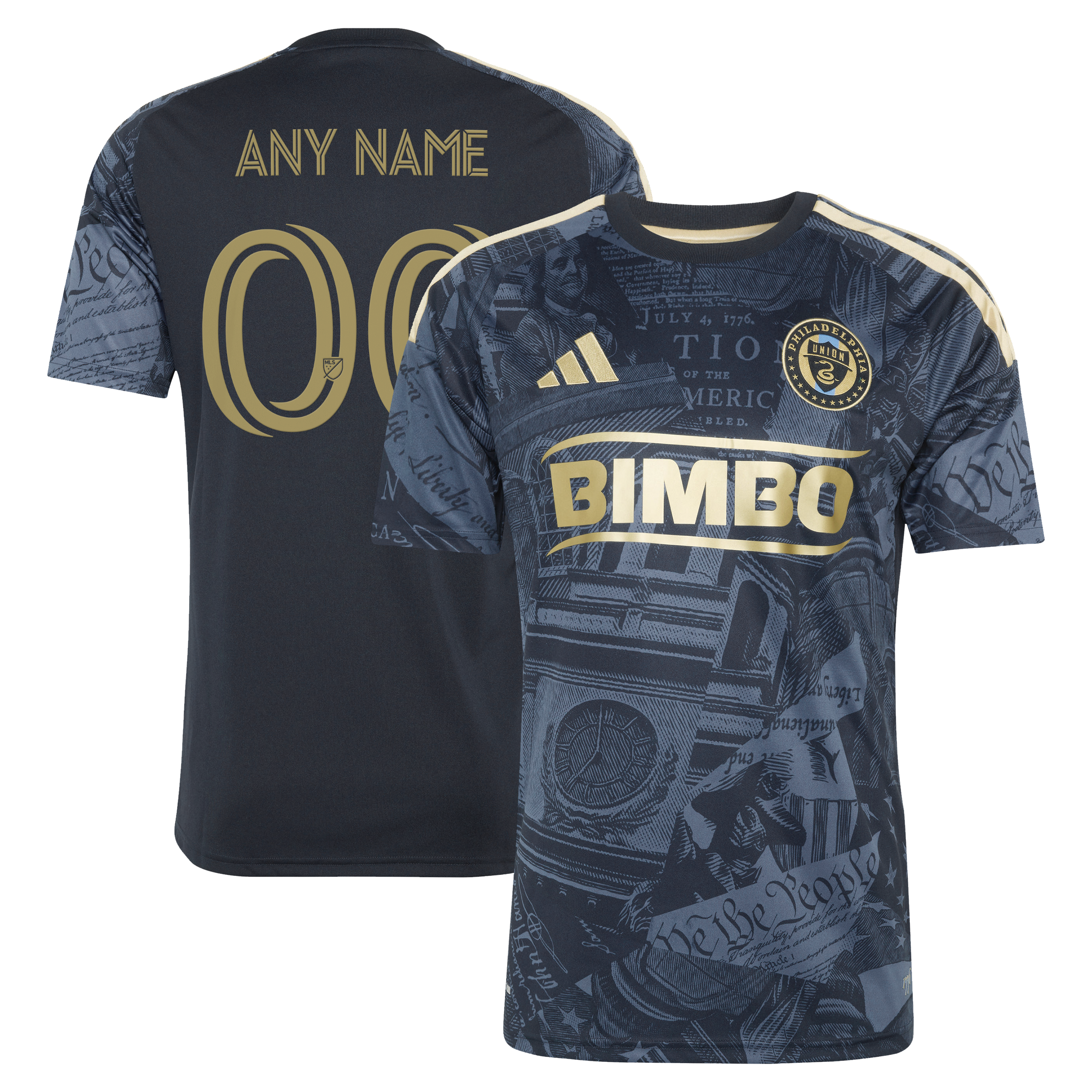Philadelphia Union Official-Adidas 2026 Archive Replica Custom Jersey - Tan