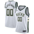 Teams Fans Shop Milwaukee Bucks Nike 2020/21 Swingman Custom Jersey - White