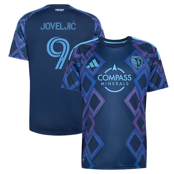 Official-Adidas Sporting Kansas City 2026 The 18th & Vine Kit Replica Custom Jersey Blue