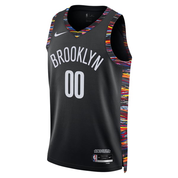 Teams Fans Shop Brooklyn Nets Nike Unisex 2025/26 City Edition Custom Jersey - Black