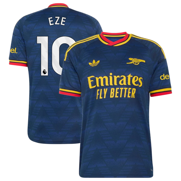 Eberechi Eze Arsenal Official-Adidas 2026/27 Away Replica Jersey - Navy