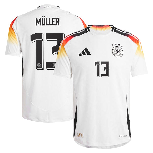 Thomas Muller Germany National Team adidas 2024 Home Authentic Jersey - White