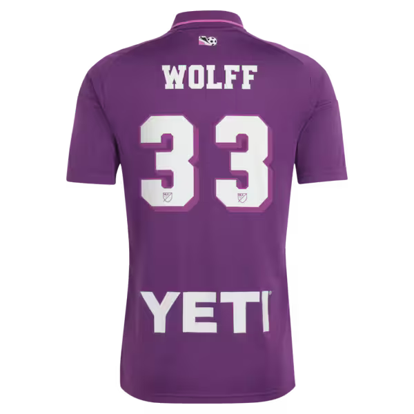 Owen Wolff Austin FC Official-Adidas 2026 Archive Replica Jersey - Purple