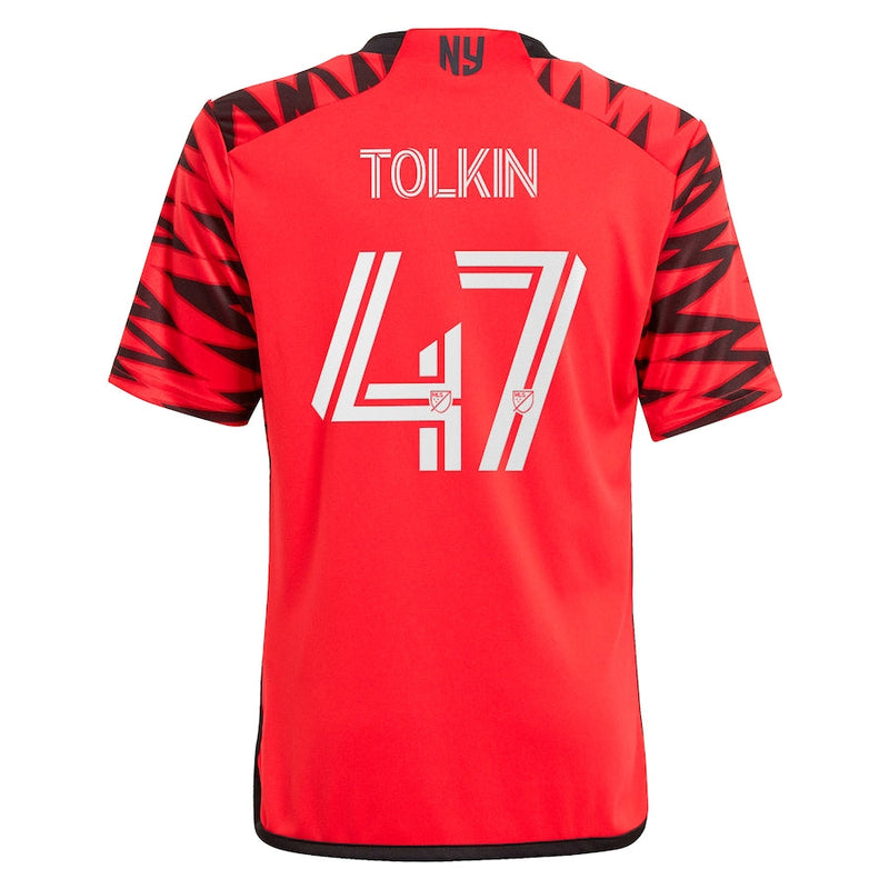 John Tolkin New York Red Bulls adidas  2024 Legacy  Player Jersey – Red