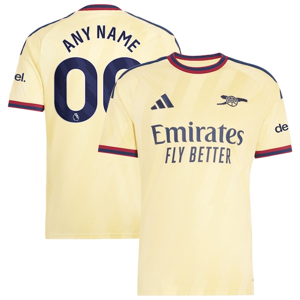 Arsenal Official-Adidas 2026/27 Third Replica Custom Jersey - Yellow