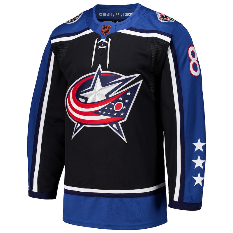 Zach Werenski Columbus Blue Jackets adidas Reverse Retro 2.0 Authentic Player Jersey - Black