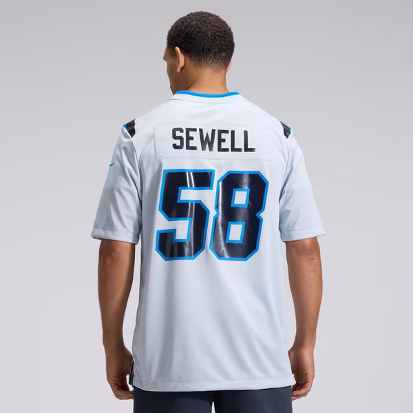 Penei Sewell Detroit Lions Official-Nike 2026 Rivalries Collection Game Jersey - Silver