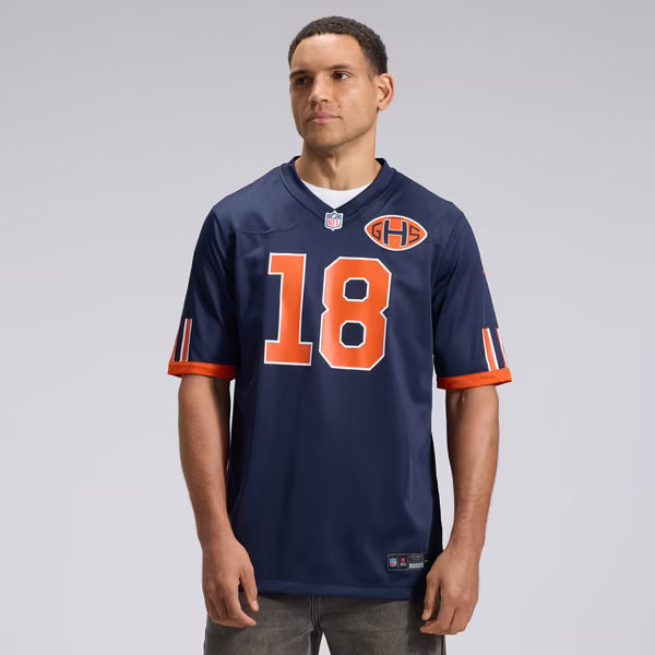 Caleb Williams Chicago Bears Official-Nike 2026 Rivalries Collection Game Jersey - Navy