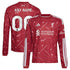 Official-Adidas Liverpool 2026/27 Home Replica Custom Long Sleeve Jersey Red