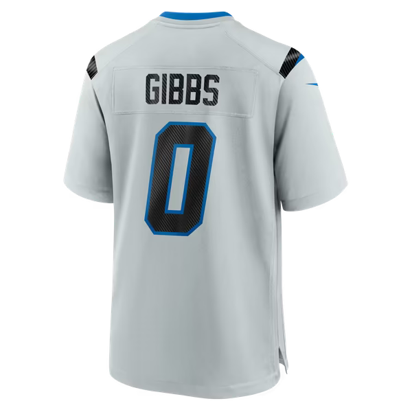 Jahmyr Gibbs Detroit Lions Official-Nike 2026 Rivalries Collection Game Jersey - Silver
