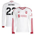 Hugo Ekitike Liverpool Official-Adidas 2026/27 Away Replica Long Sleeve Jersey - White