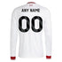 Liverpool Official-Adidas 2026/27 Away Replica Custom Long Sleeve Jersey - White