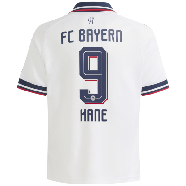 Harry Kane Bayern Munich Official-Adidas Youth 2026/27 Away Replica Jersey - White