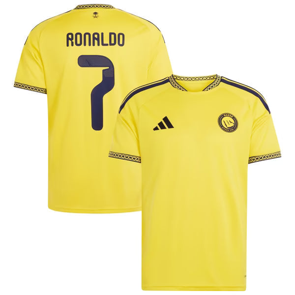 Cristiano Ronaldo Al-Nassr FC Official-Adidas 2026/27 Home Replica Jersey - Yellow