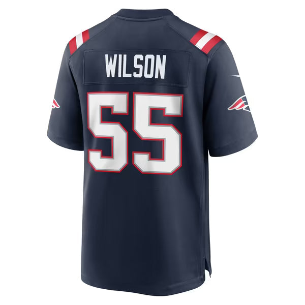 Jared Wilson New England Patriots Official-Nike Team Game Jersey - Navy
