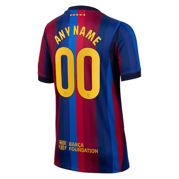 Official-nike Barcelona 2026/27 Home Stadium Replica Custom Youth Jersey Red