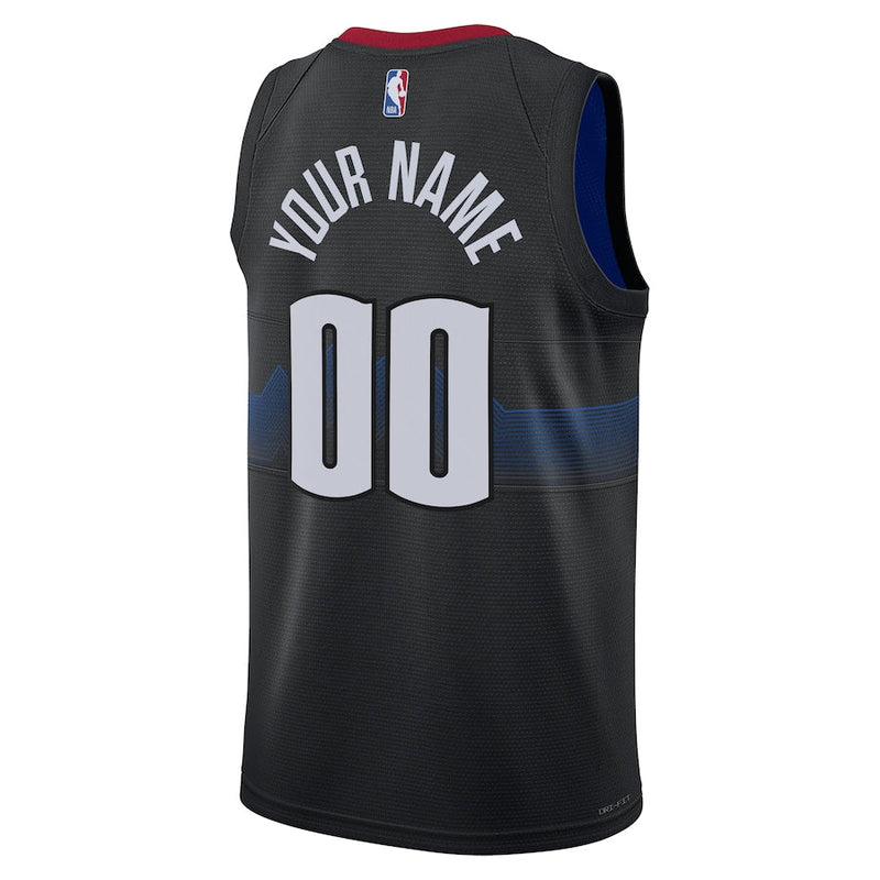 Denver Nuggets Nike Unisex 2023/24 Custom Swingman Jersey - Black - City Edition