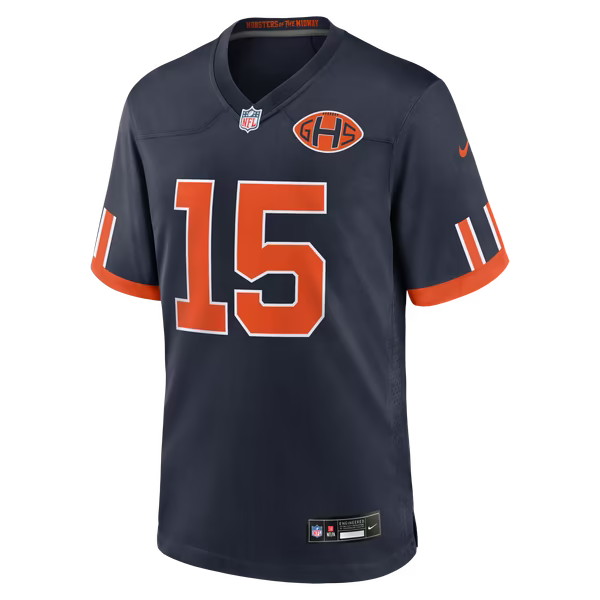 Rome Odunze Chicago Bears Official-Nike 2026 Rivalries Collection Game Jersey - Navy