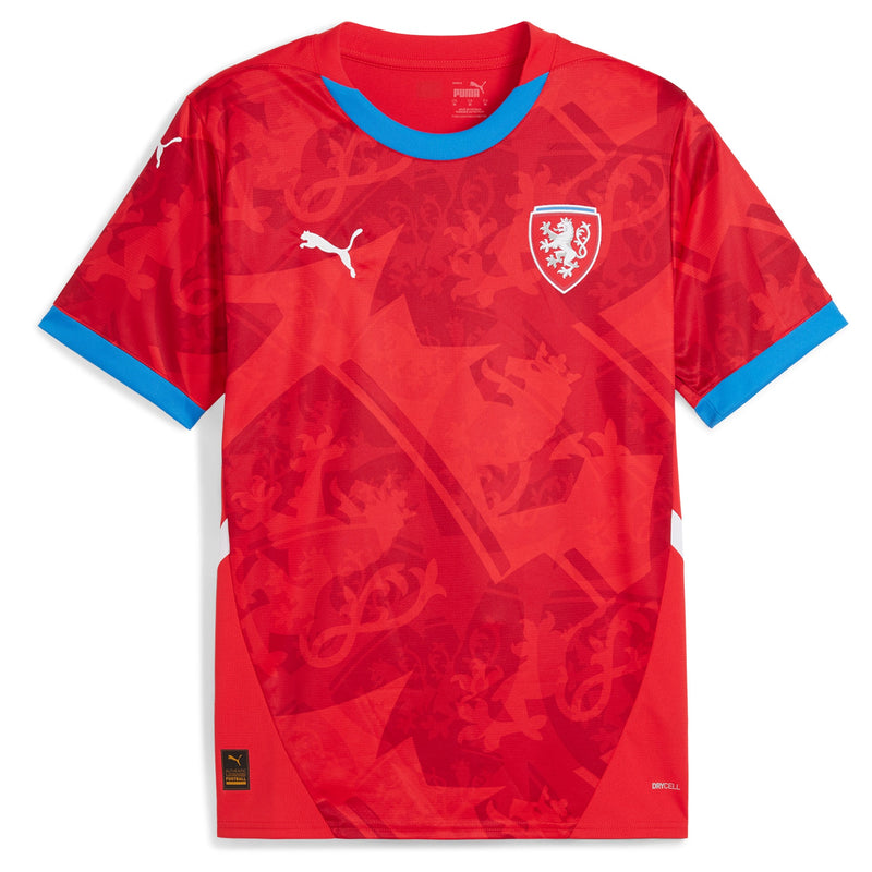 Czech Republic Puma Home 2024/25 Custom Jersey - Red