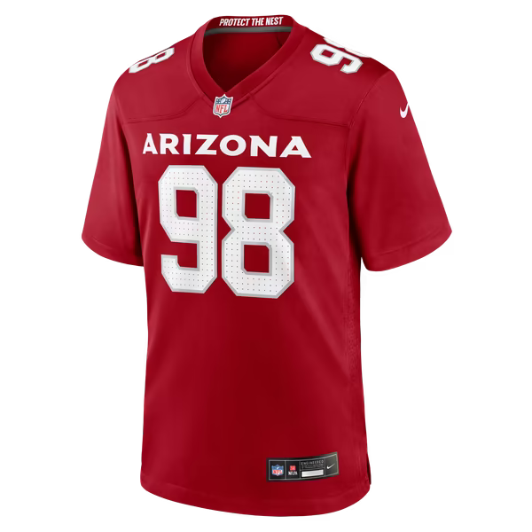 Jared Harrison-Hunte Arizona Cardinals Official-Nike Team Game Jersey - Cardinal
