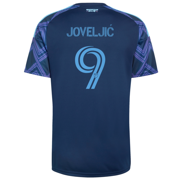 Official-Adidas Sporting Kansas City 2026 The 18th & Vine Kit Replica Custom Jersey Blue