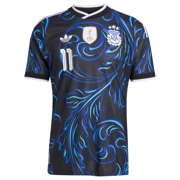 Official-Adidas Angel Di Maria Argentina National Team 2026 Away Authentic Jersey Black