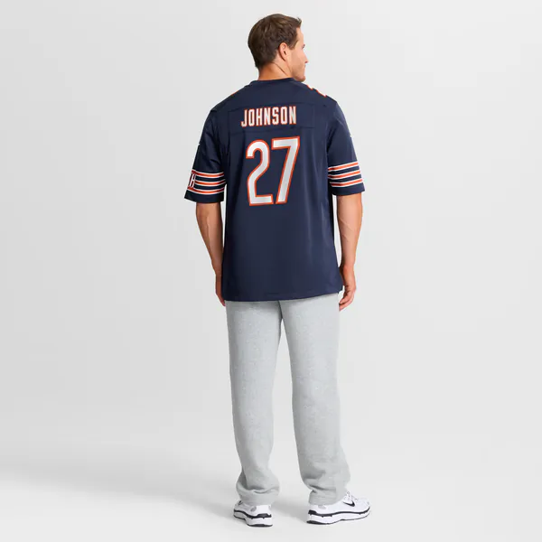 Anthony Johnson Chicago Bears Official-Nike Team Game Jersey - Navy
