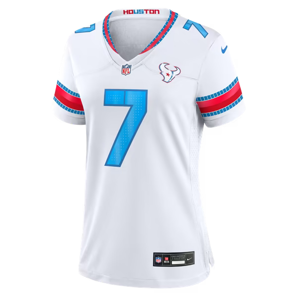 C.J. Stroud Houston Texans Official-Nike Women's 2026 Rivalries Collection Game Jersey - White