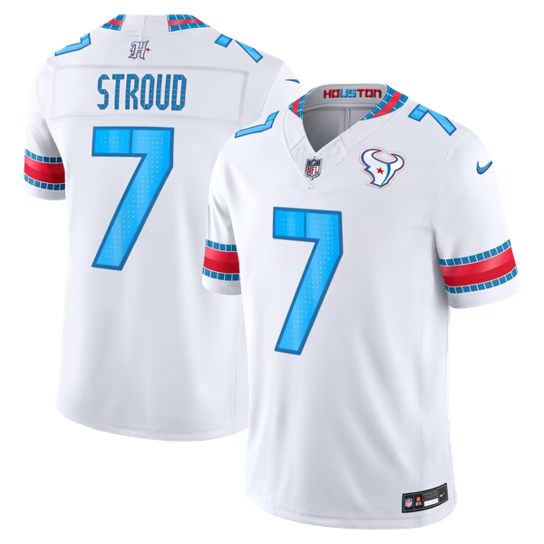 C.J. Stroud Houston Texans Official-Nike 2026 Rivalries Collection Stitched Limited Jersey - White