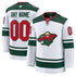 Teams Fans Shop Fanatics Minnesota Wild Away Custom Jersey - White
