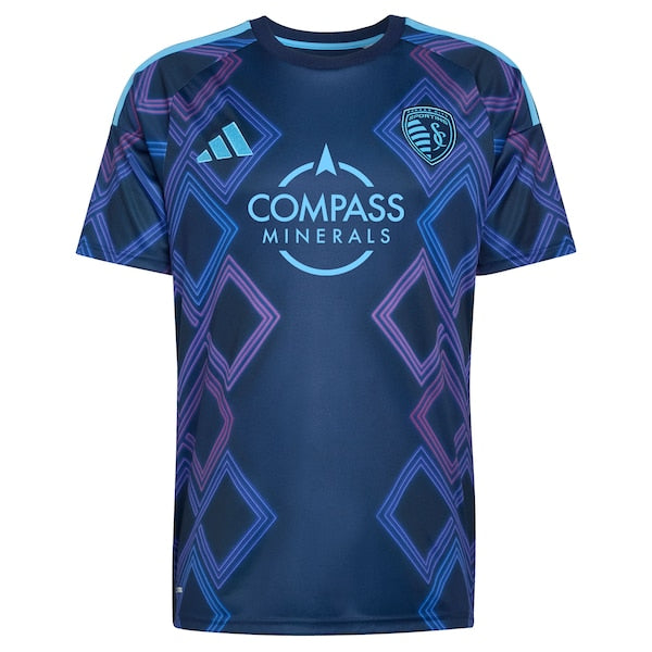 Official-Adidas Sporting Kansas City 2026 The 18th & Vine Kit Replica Custom Jersey Blue