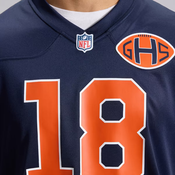 Caleb Williams Chicago Bears Official-Nike 2026 Rivalries Collection Game Jersey - Navy