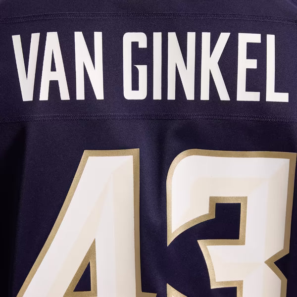 Andrew Van Ginkel Minnesota Vikings Official-Nike 2026 Rivalries Collection Game Jersey - Purple