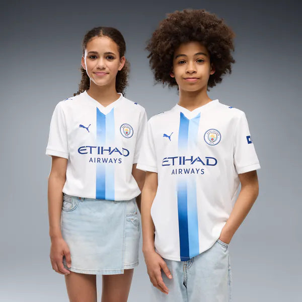 Manchester City Official-Puma Youth 2026/27 Third Replica Jersey - White