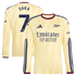 Bukayo Saka Arsenal Official-Adidas 2026/27 Third Replica Long Sleeve Jersey - Yellow