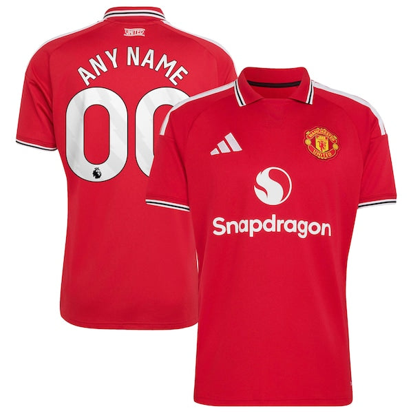 Official-Adidas Manchester United 2026/27 Home Replica Custom Jersey Red
