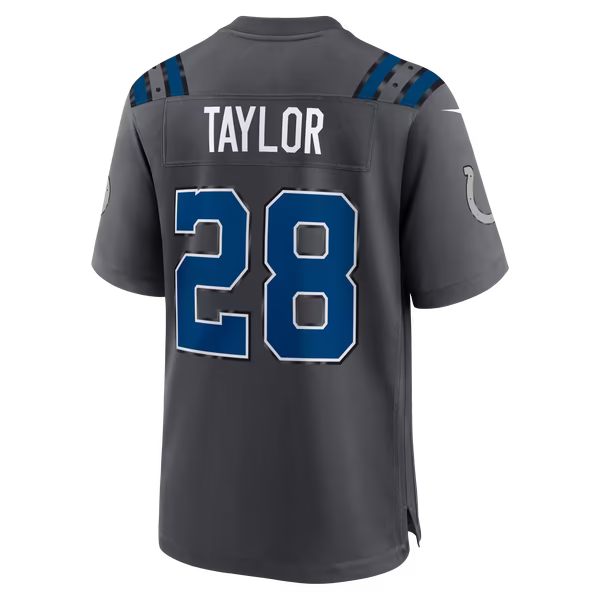 Jonathan Taylor Indianapolis Colts Official-Nike 2026 Rivalries Collection Game Jersey - Anthracite