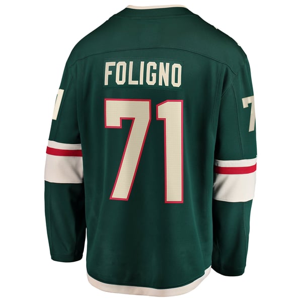 Teams Fans Shop Nick Foligno Minnesota Wild Fanatics Home Jersey