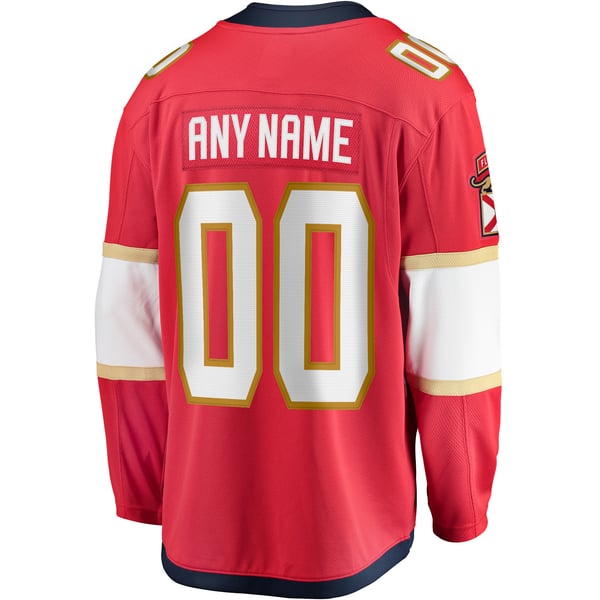 Teams Fans Shop Florida Panthers Fanatics Home Breakaway Custom Jersey