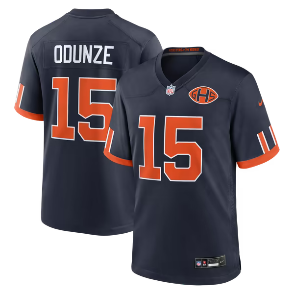Rome Odunze Chicago Bears Official-Nike 2026 Rivalries Collection Game Jersey - Navy