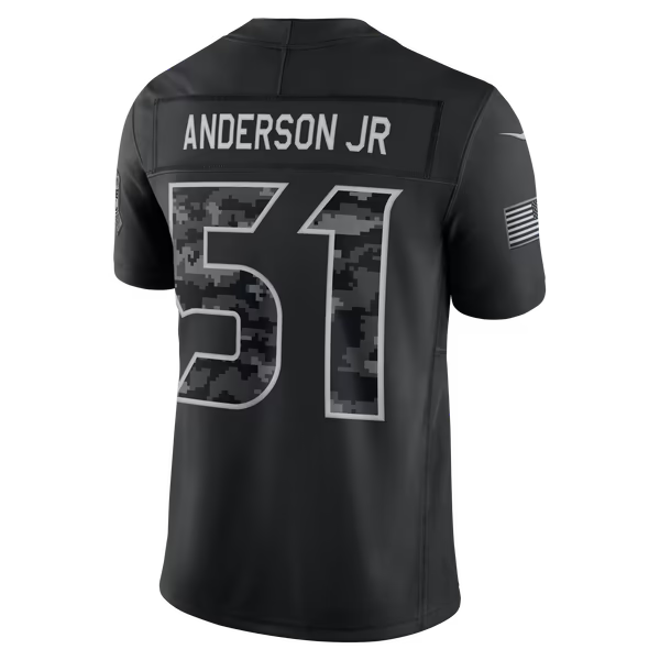 Will Anderson Jr. Houston Texans Official-Nike 2026 Salute to Service Stitched Limited Jersey - Black