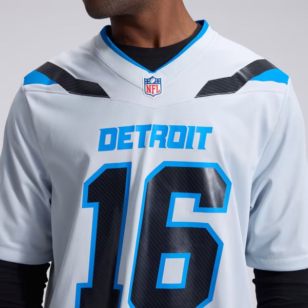 Jared Goff Detroit Lions Official-Nike 2026 Rivalries Collection Game Jersey - Silver