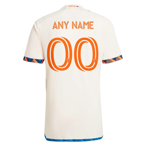 FC Cincinnati adidas 2024 The Canvas Kit  Custom Jersey - White