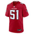 Jared Ivey Atlanta Falcons Official-Nike Team Game Jersey - Red
