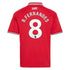 Official-Adidas Bruno Fernandes Manchester United 2026/27 Home Stadium Replica Jersey Red