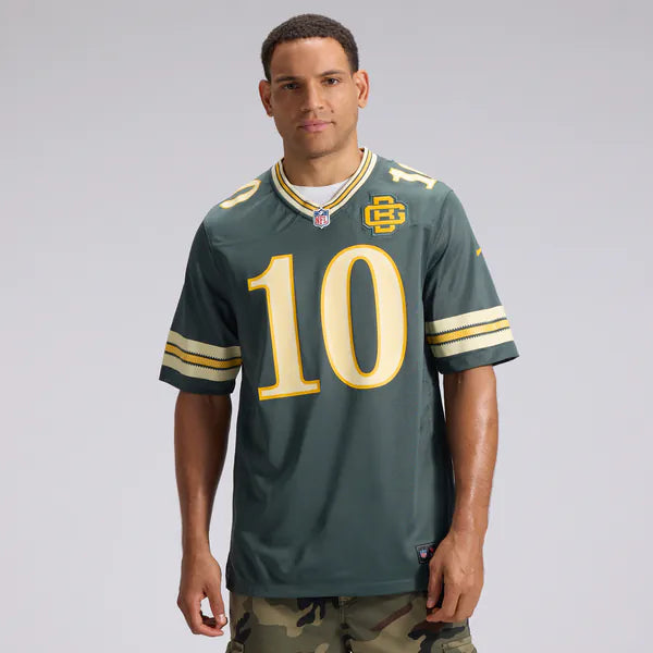 Jordan Love Green Bay Packers Official-Nike 2026 Rivalries Collection Game Jersey - Green
