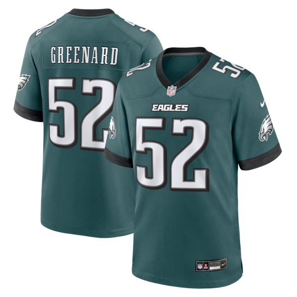 Jonathan Greenard Philadelphia Eagles Official-Nike Team Game Jersey - Midnight Green